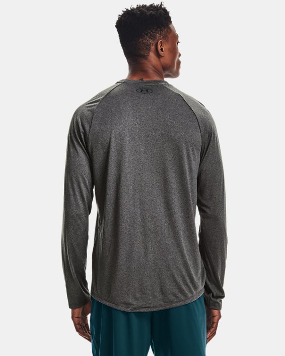Men's UA Tech™ Long Sleeve, Gray, pdpMainDesktop image number 2